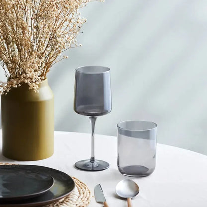 Set de verres à vin Karaca Anthracite, 3 pièces, 320 ml