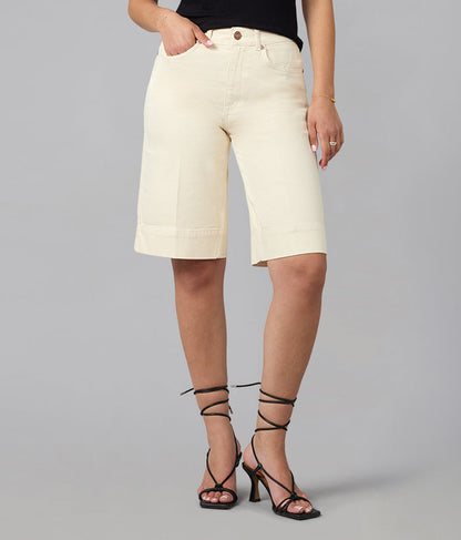 SEVILLE-RAW High Rise Gaucho Shorts