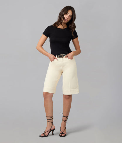 SEVILLE-RAW High Rise Gaucho Shorts