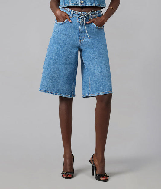 SEVILLE-VN High Rise Gaucho Shorts