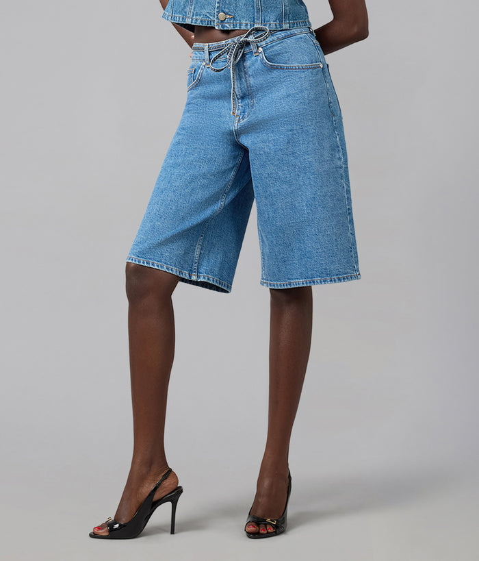 SEVILLE-VN High Rise Gaucho Shorts