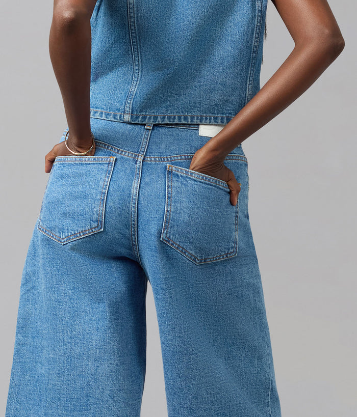 SEVILLE-VN High Rise Gaucho Shorts
