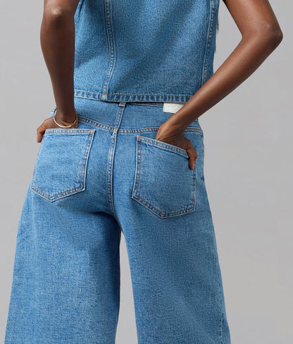 SEVILLE-VN High Rise Gaucho Shorts