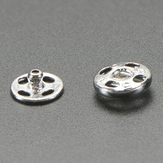 Sewable Snaps - 5mm Diameter - Card of 24 by Adafruit - The Pi Hut