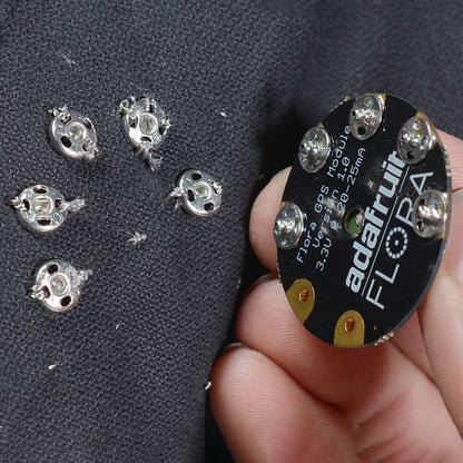 Sewable Snaps - 5mm Diameter - Card of 24 by Adafruit - The Pi Hut