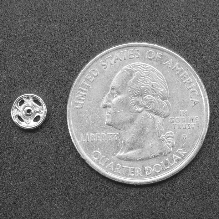 Sewable Snaps - 5mm Diameter - Card of 24 by Adafruit - The Pi Hut