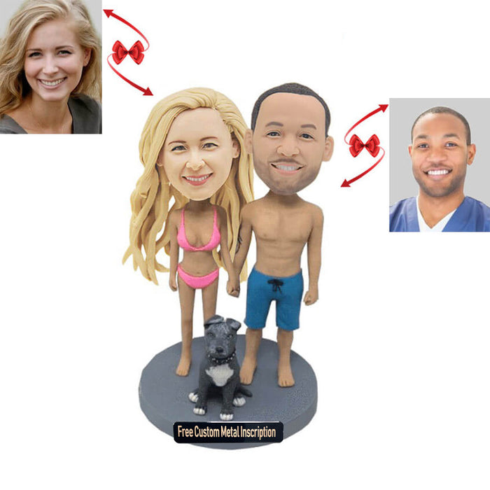 Sexy Couple Wedding Custom Bobbleheads