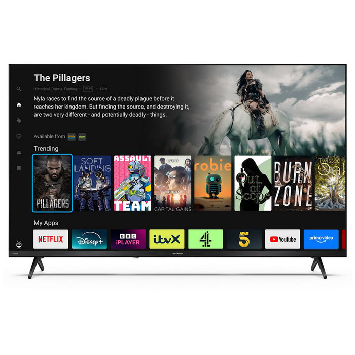 Sharp 2T-C40HE2245KB Full HD LED Smart TiVo TV with Freely 2025 40 Inch