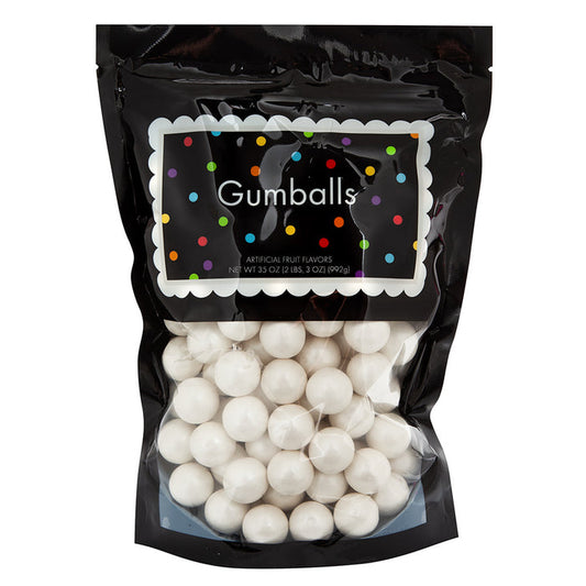 Shimmer White Fruit Gumballs Pouch - 6 Count