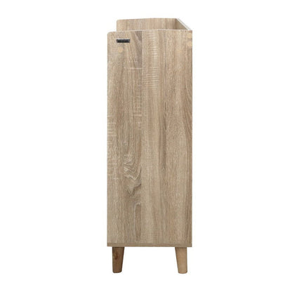 Shoe Cabinet Shoes Storage Rack 120cm Organizer Drawer Cupboard Wood -Home Living Store - -