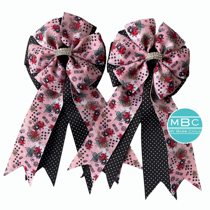 🤩 Show Bows: Ladybugs Little Lady