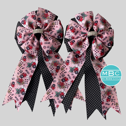 🤩 Show Bows: Ladybugs Little Lady