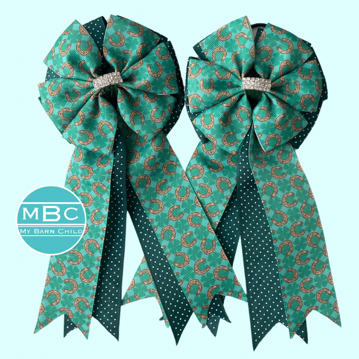 🤩 Show Bows: Lucky Horse Shoes