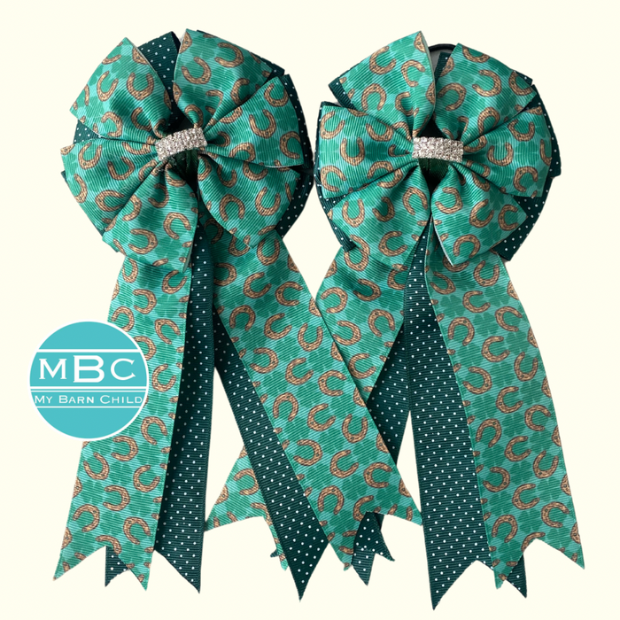 🤩 Show Bows: Lucky Horse Shoes