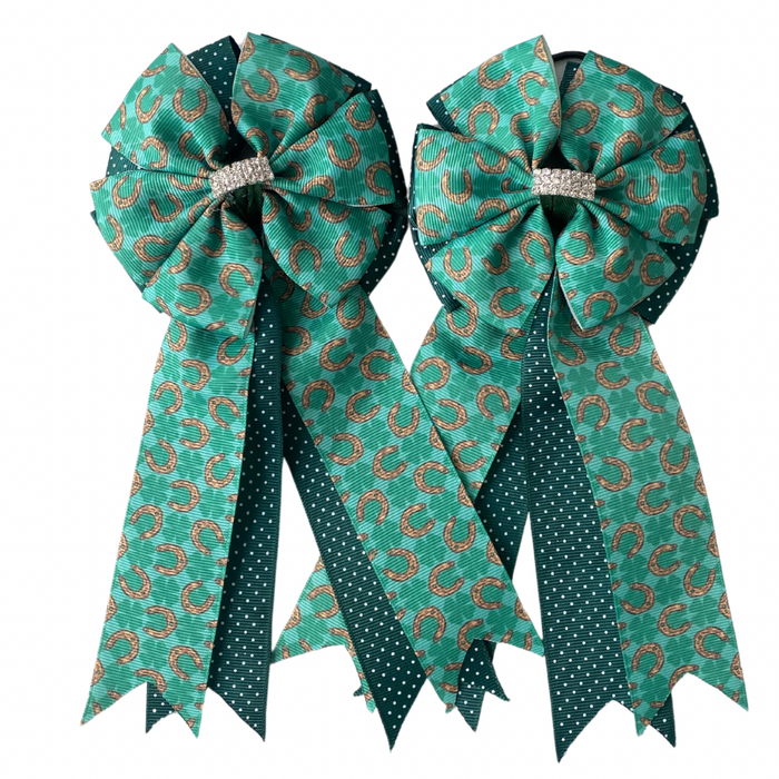 🤩 Show Bows: Lucky Horse Shoes