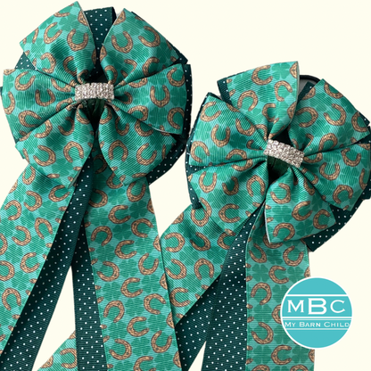 🤩 Show Bows: Lucky Horse Shoes