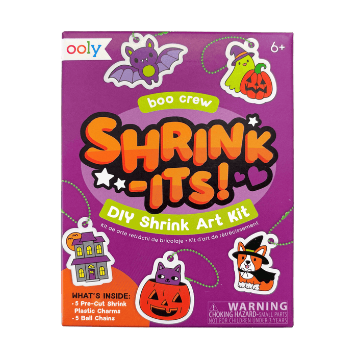 Shrink-Its! Mini DIY Shrink Art Kit - Boo Crew - 5 Charms