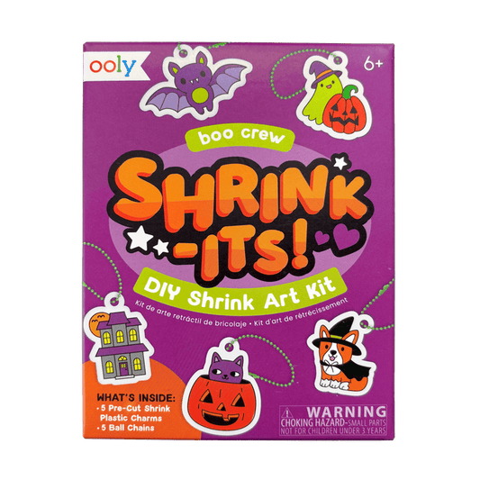 Shrink-Its! Mini DIY Shrink Art Kit - Boo Crew - 5 Charms