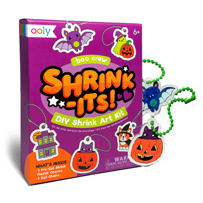 Shrink-Its! Mini DIY Shrink Art Kit - Boo Crew - 5 Charms