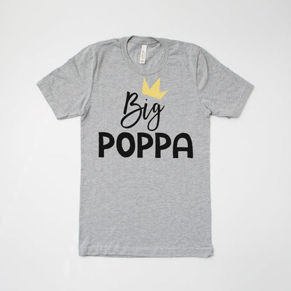 "Sicker Than Your Average Mama/ Big Poppa" 1st Birthday Custom Parent T-shirt - Winter/Fall Colors