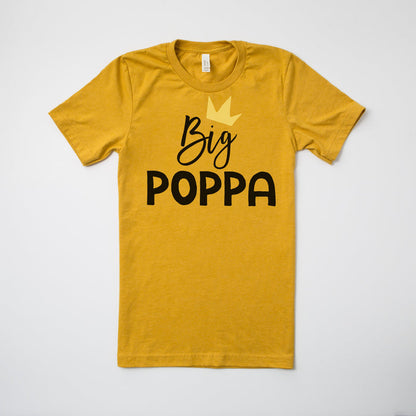 "Sicker Than Your Average Mama/Big Poppa" 1st Birthday Custom Parent T-shirt - Spring/Autumn Colors