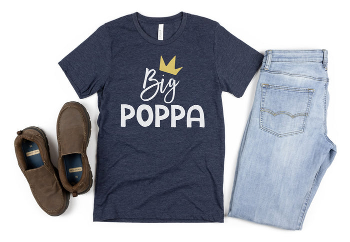 "Sicker Than Your Average Mama/Big Poppa" 1st Birthday Custom Parent T-shirt - Spring/Autumn Colors