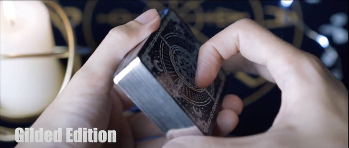 Silence (Gilded) Playing Cards by RarePlayingCards.com