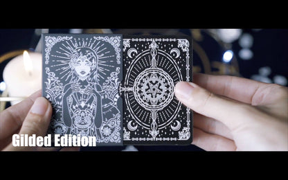 Silence (Gilded) Playing Cards by RarePlayingCards.com