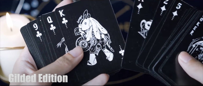 Silence (Gilded) Playing Cards by RarePlayingCards.com