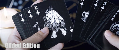 Silence (Gilded) Playing Cards by RarePlayingCards.com
