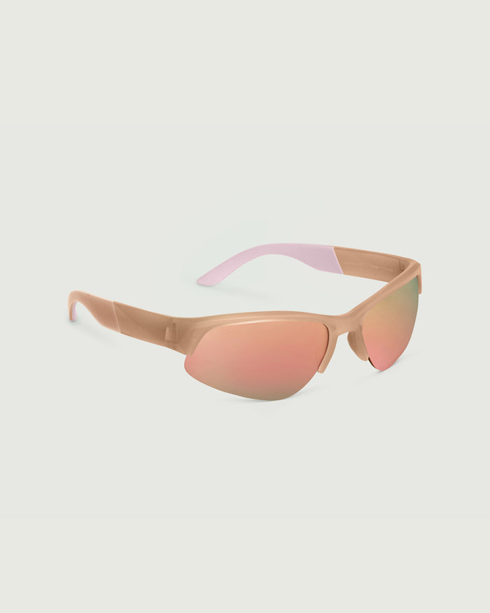 Palomino::Simone Sunglasses Cateye Nude recycled polyester front diagonal