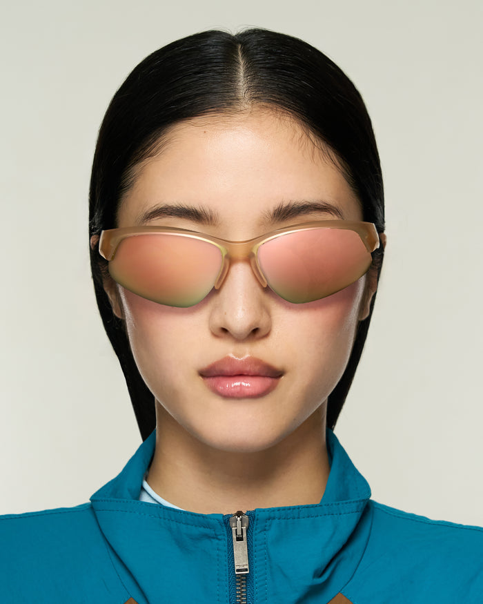 lifestyle-Palomino::men Simone Sunglasses Cateye Nude recycled polyester