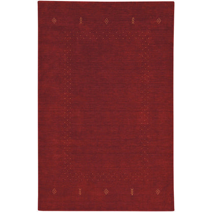 Simply Gabbeh Red Clay Hand Tufted Rug Rectangle image