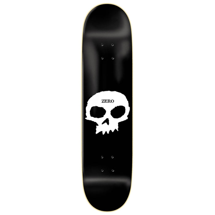 Single Skull 8.0 Deck (Black/White)