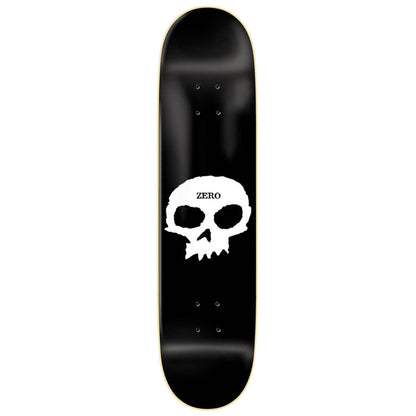 Single Skull 8.0 Deck (Black/White)