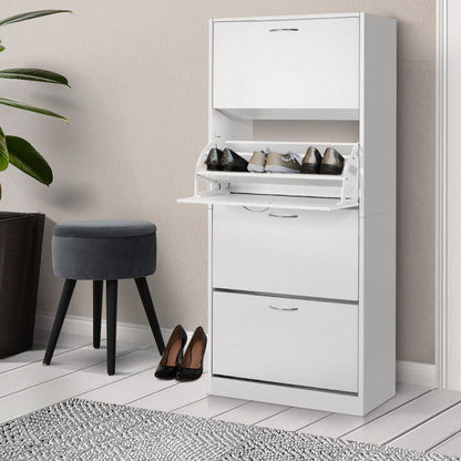 Sixty Pair Shoe Cabinet Shoes Rack Storage Organizer Shelf Cupboard Drawer -Home Living Store - -