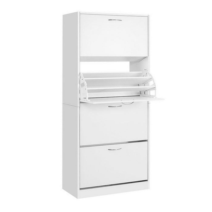 Sixty Pair Shoe Cabinet Shoes Rack Storage Organizer Shelf Cupboard Drawer -Home Living Store - -