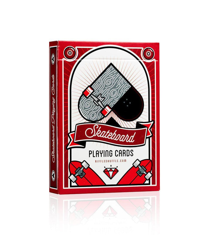 Skateboard V2 (Marked) Playing Cards Playing Cards by Riffle Shuffle Playing Card Company