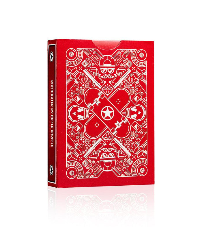 Skateboard V2 (Marked) Playing Cards Playing Cards by Riffle Shuffle Playing Card Company