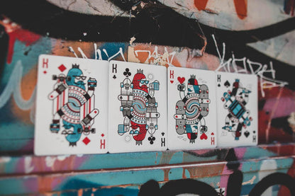 Skateboard V2 (Marked) Playing Cards Playing Cards by Riffle Shuffle Playing Card Company