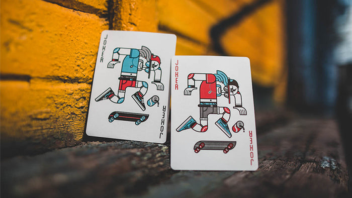 Skateboard V2 (Marked) Playing Cards Playing Cards by Riffle Shuffle Playing Card Company
