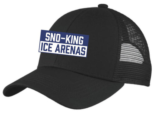 SKIS Black Trucker Cap