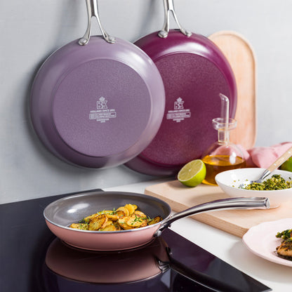 Sky Violet + Bourgogne Pink