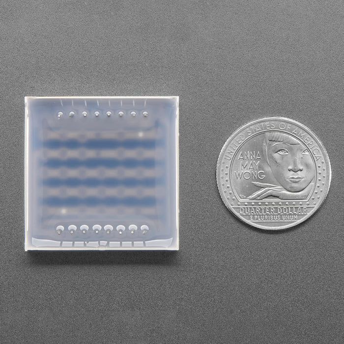Small 1.2" 8x8 Ultra Bright Blue LED Matrix (KWM-30881CBB) by Adafruit - The Pi Hut
