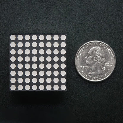 Small 1.2" 8x8 Ultra Bright Yellow-Green LED Matrix (KWM-30881CUGB) by Adafruit - The Pi Hut