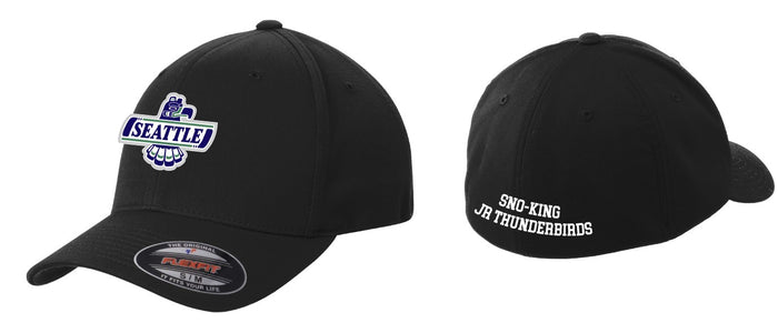 Sno-King Jr Thunderbirds Flexfit Curved Bill Performance Cap