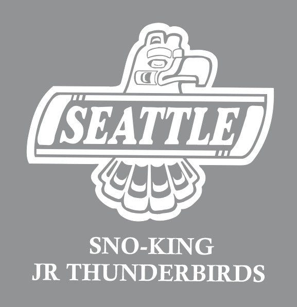 Sno-King Jr Thunderbirds Hockey Car Window Decal