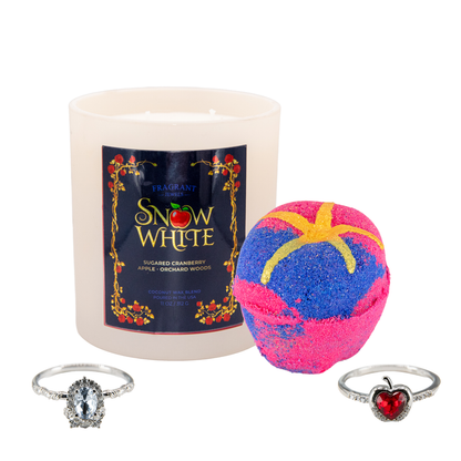 Snow White - Candle and Bath Bomb Set - Subscription Box