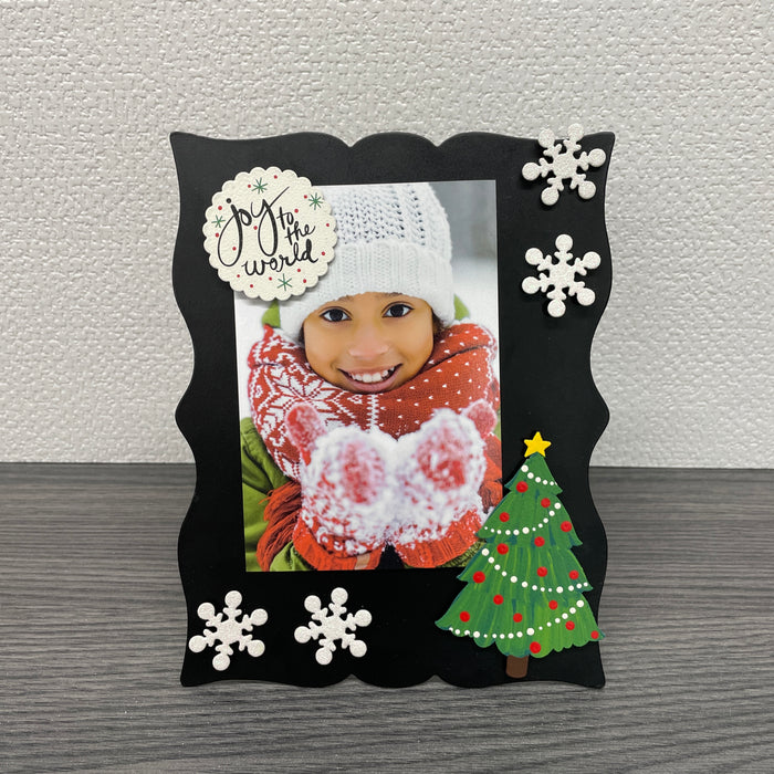 Snowflake Glitter Magnets S/4