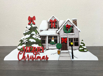 Snowflake Glitter Magnets S/4